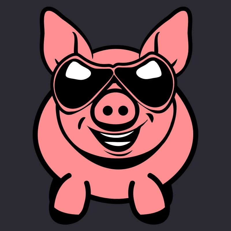 Pig funny friendly sunglasses