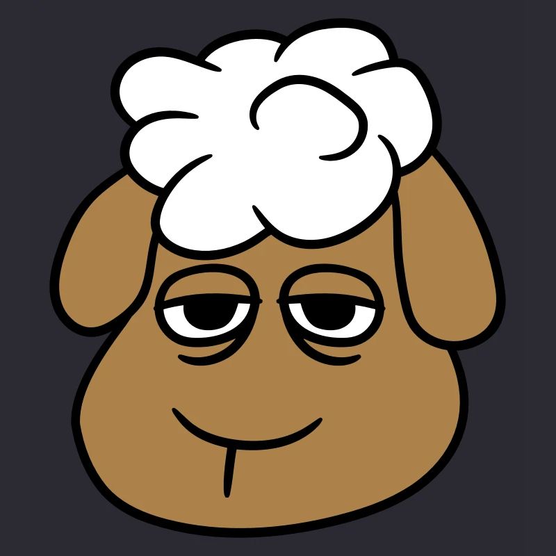 Sheep Tired Bored Blank Look Head Face