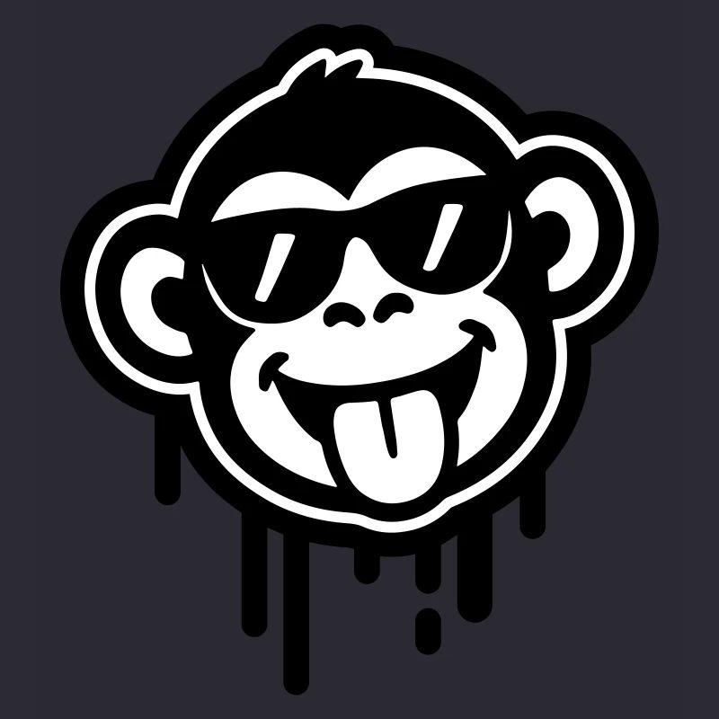 Monkey Cool Funny