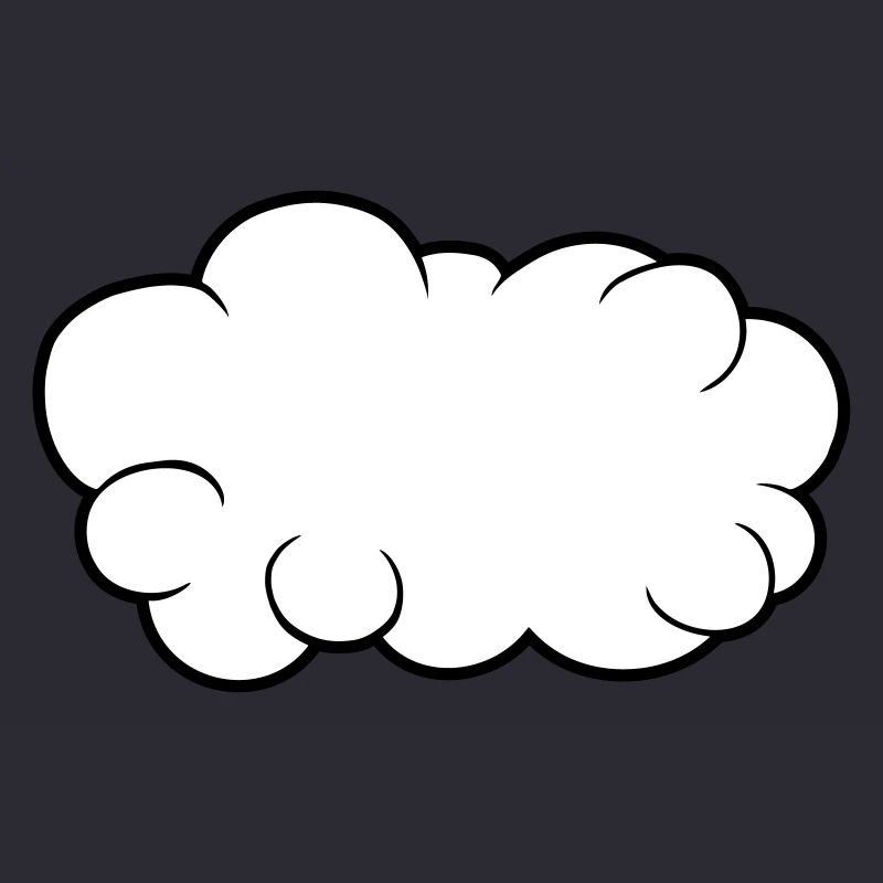 Conception de dessins animés cloud