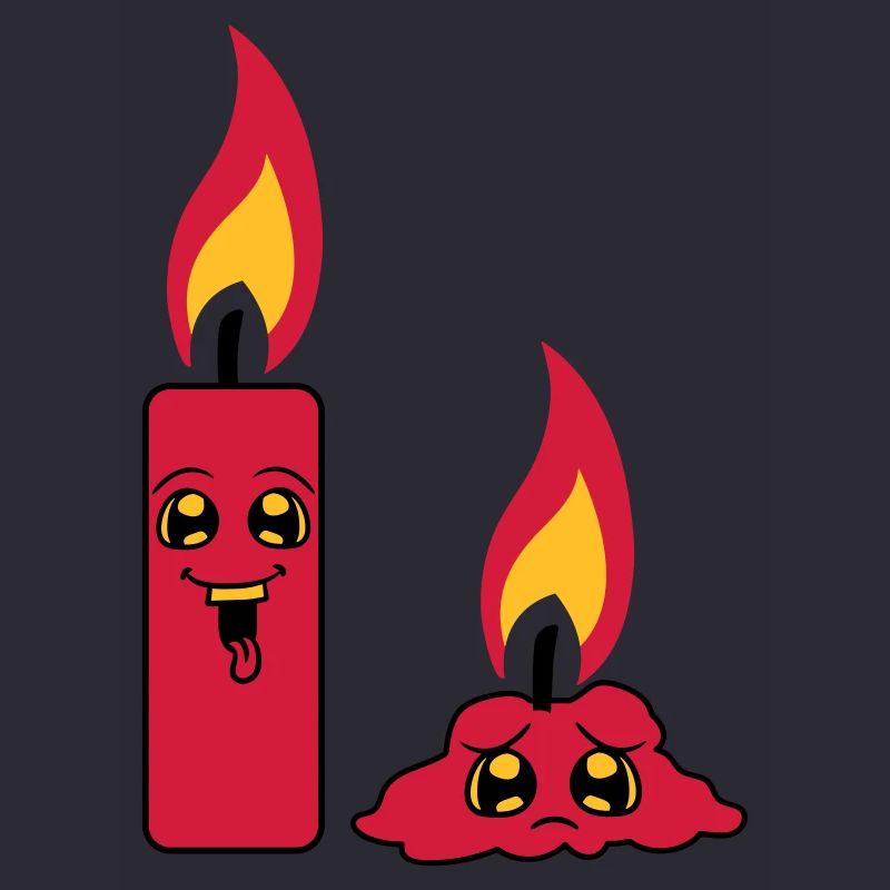 2 candles team couple funny sad burned down comic