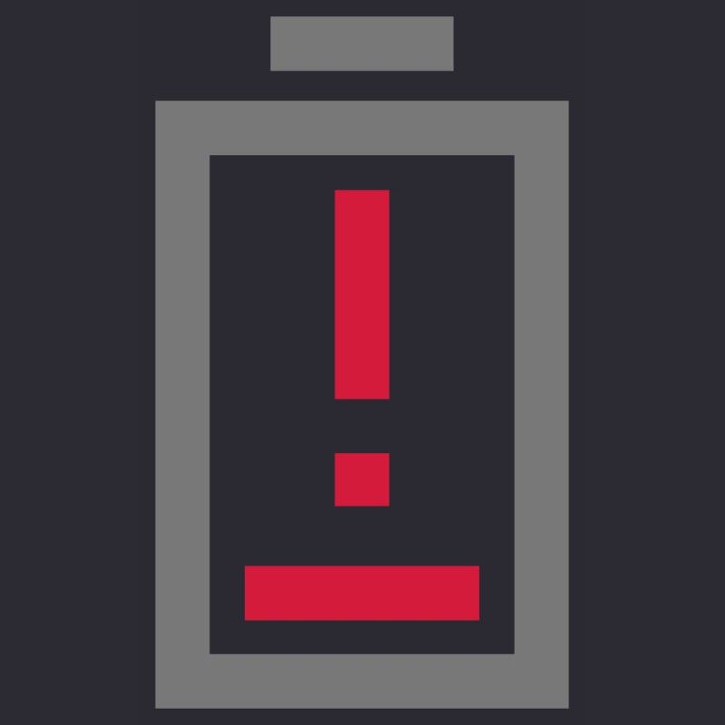 Point d’exclamation batterie pas d’alimentation