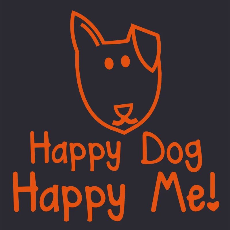 HAPPY DOG heureux moi! mignon conception de chiens