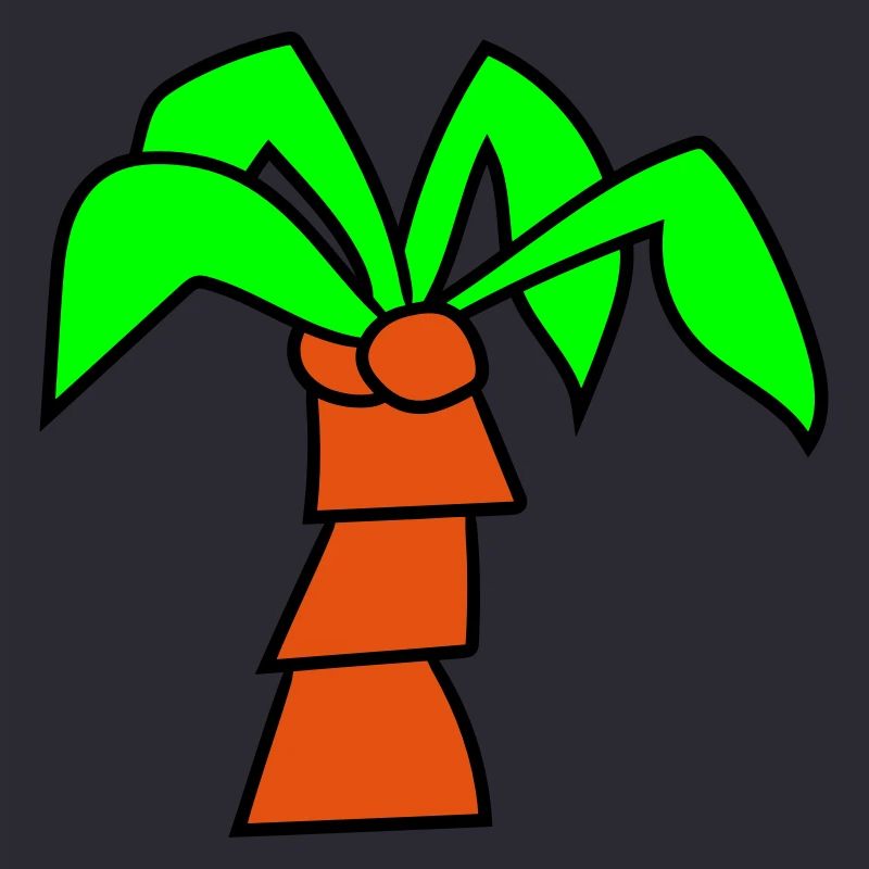 Palm Tree Island Tree Plage Vacances Noix de Mer Cool