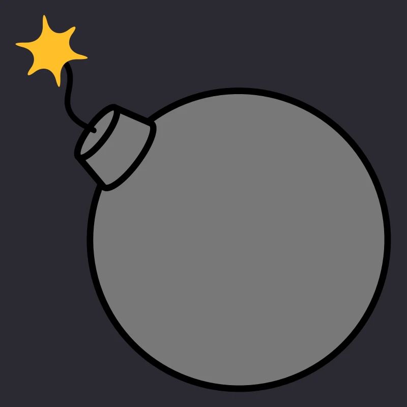 burned round ball sphere circle text b