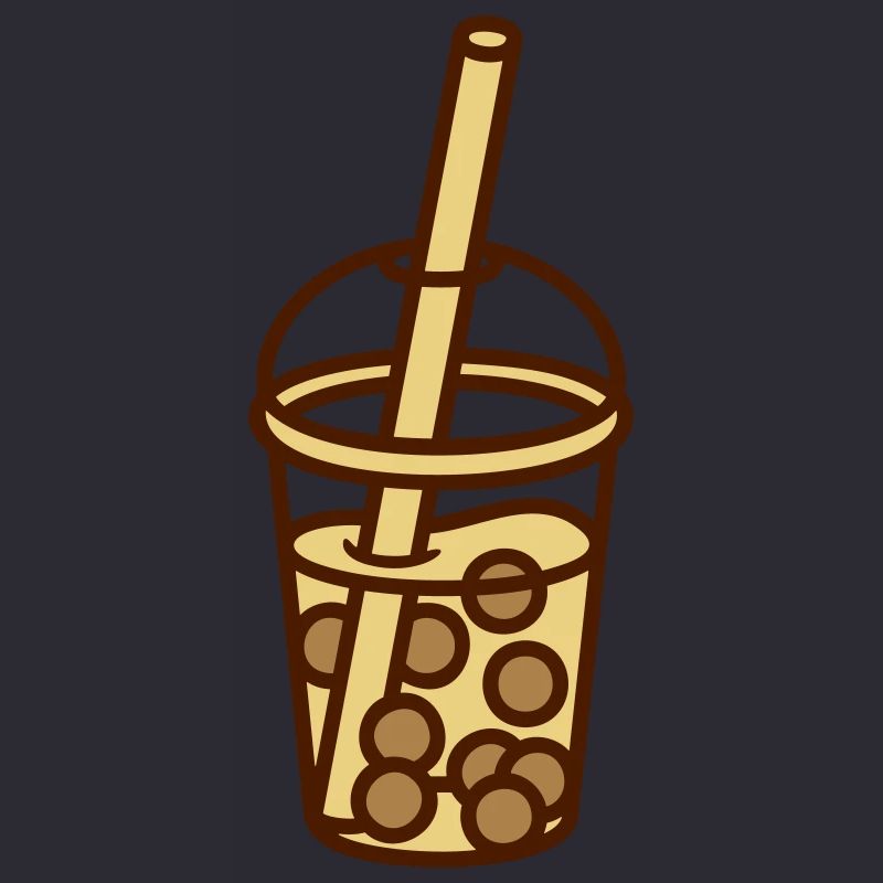 Bubble Tea Comic Design