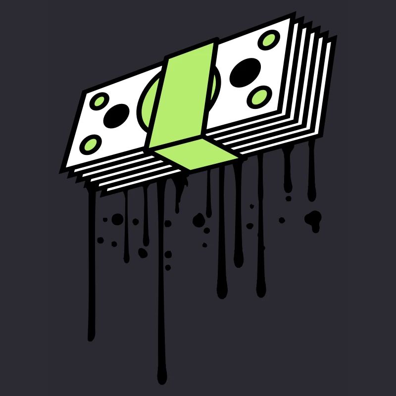 drop graffiti banknotes buendel dollar gettin