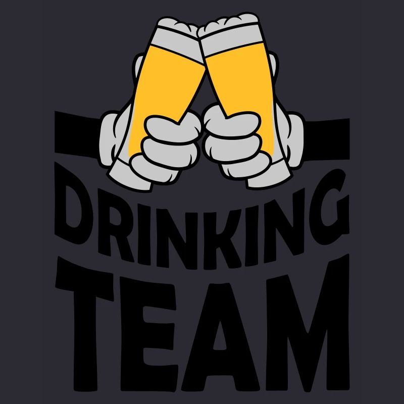 Drinking Team Bierglas anstoßen