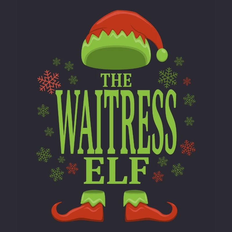 Serveuse Elfe de Noël