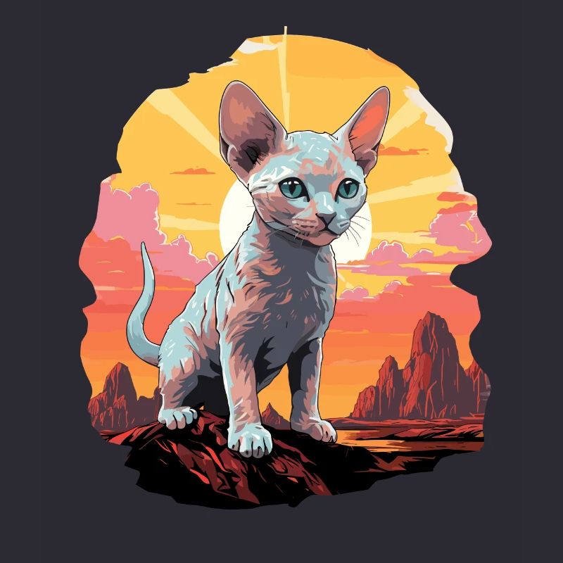 Devon Rex Kätzchen Devon Rex Katze