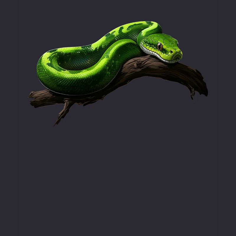 Arbre vert Python Serpents Amoureux Terrarium