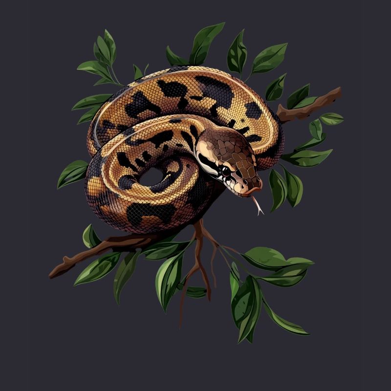 Roi Python Serpents Amoureux Terrarium Python