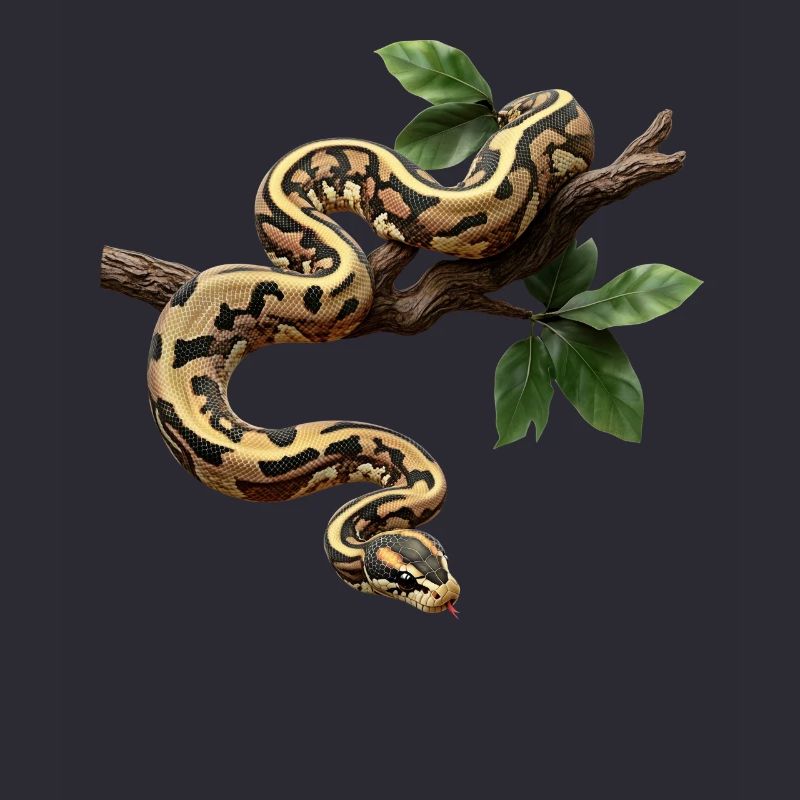 Roi Python Serpents Amoureux Terrarium Python