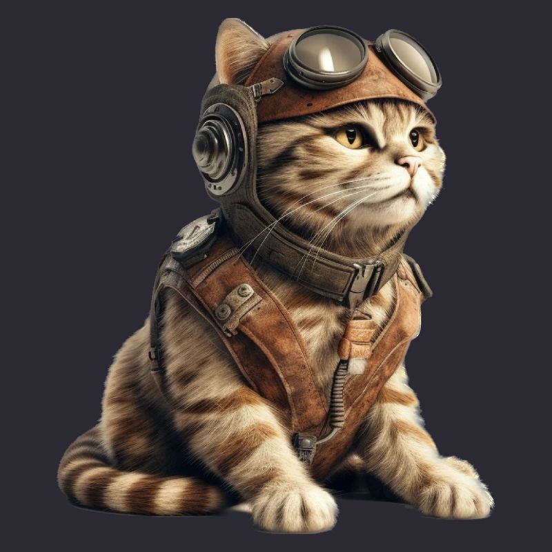 Cat Retro Pilot