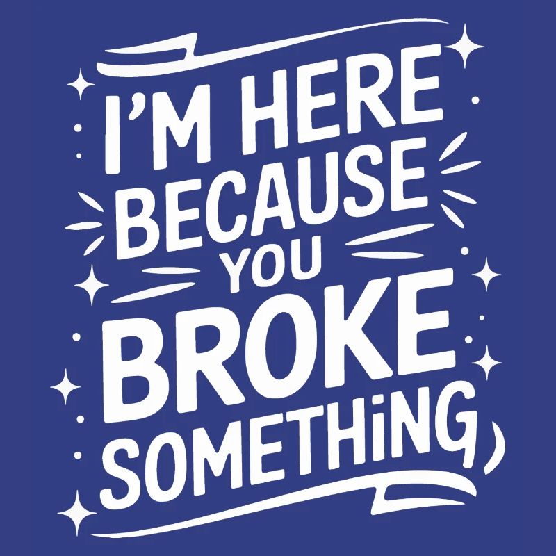 Technischer Support Computerfreak Nerd