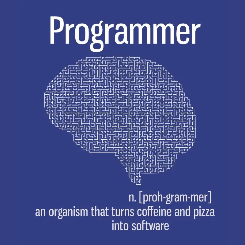 programmer brain pc computer definition pizza lo