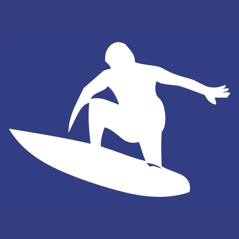Surfeur avec planche de surf