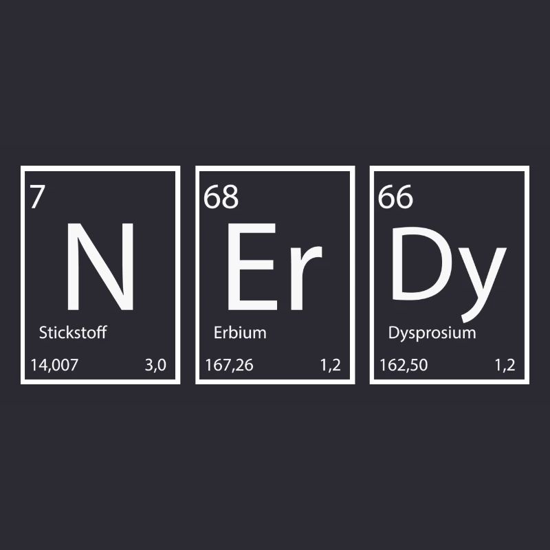 Nerdy Nerd proverbes Éléments