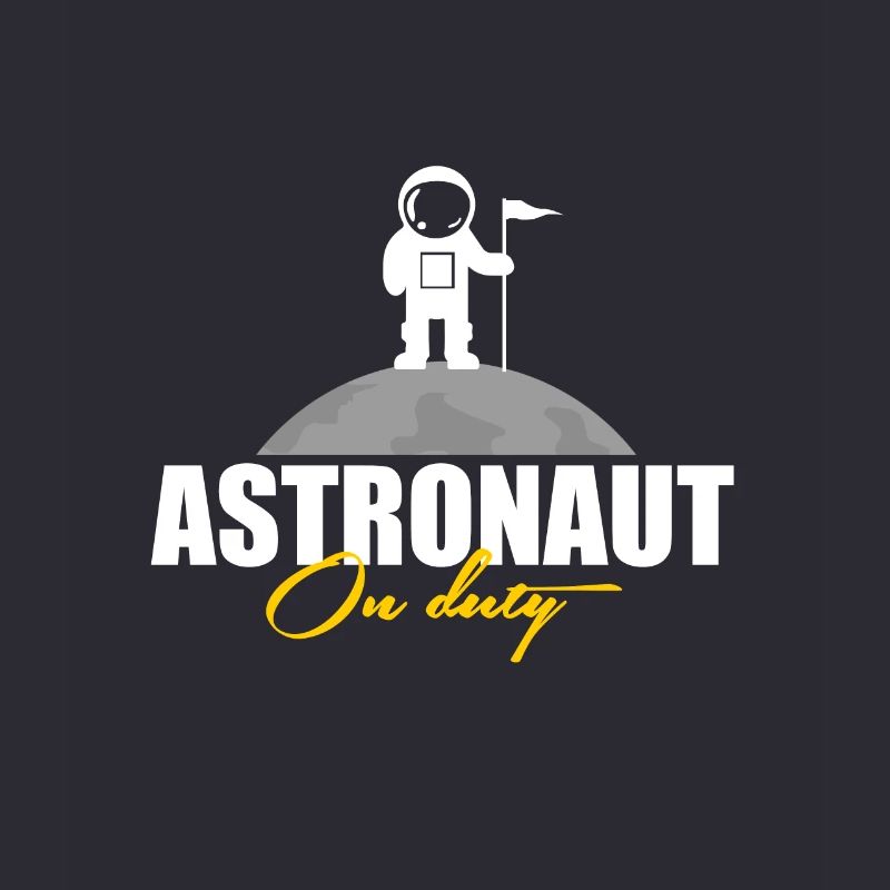 Astronaut im Einsatz Geschenk