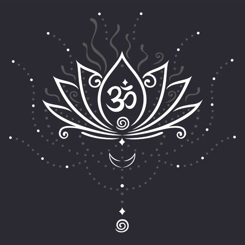 Fleur de lotus, version blanc
