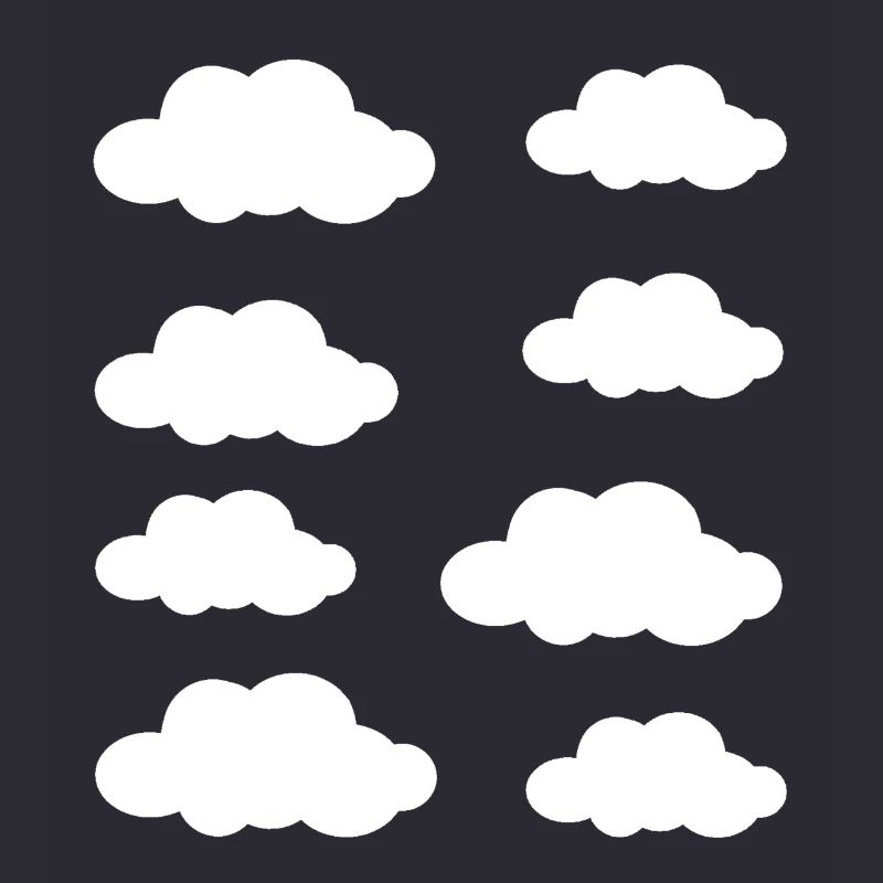 White clouds