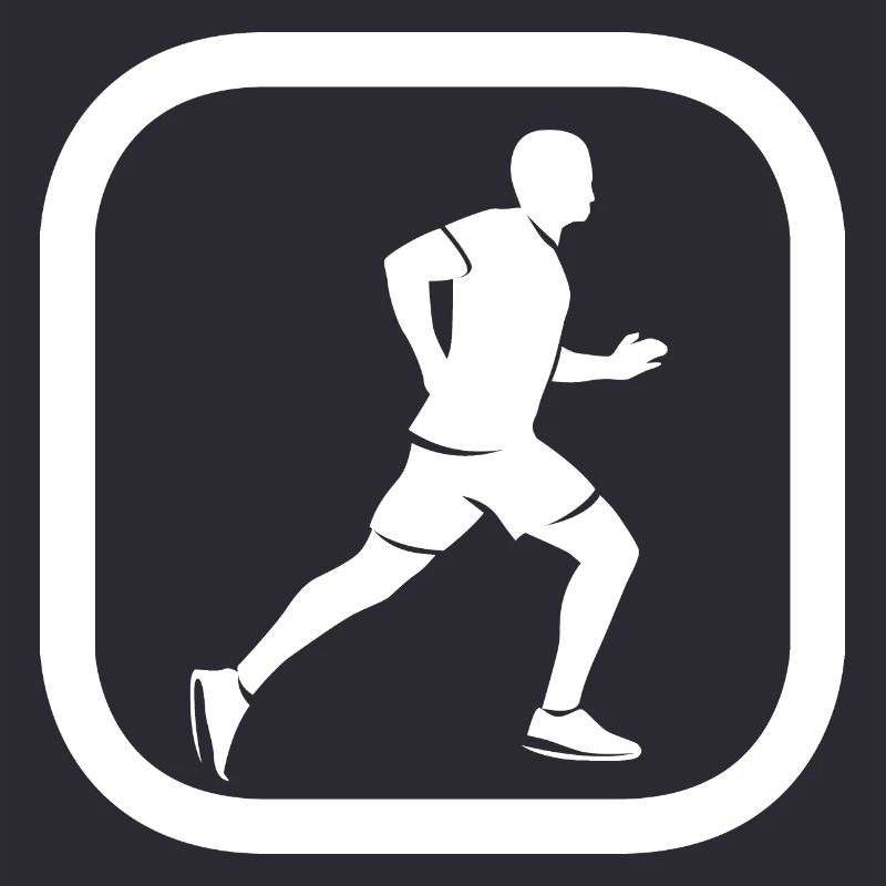 Run Runner Logo Run Runner Icône vectorielle graphique