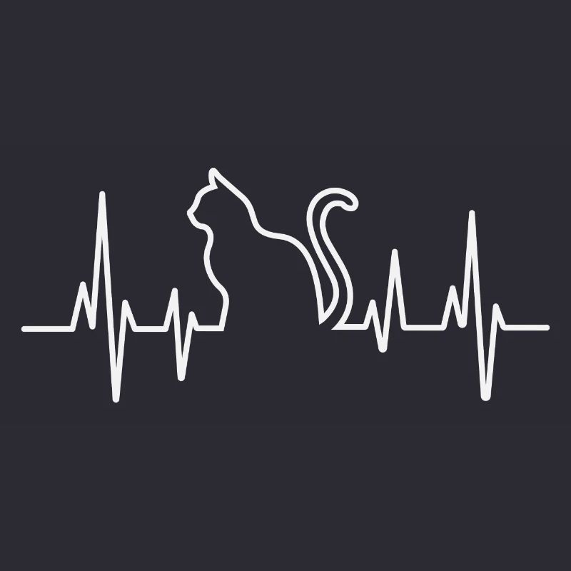 Conception de pull en forme de cœur de chat
