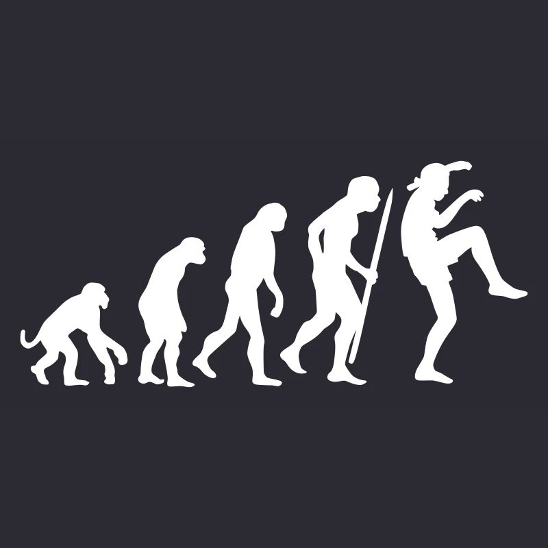 Funny Evolution Karate Vintage 80s Crane Kick