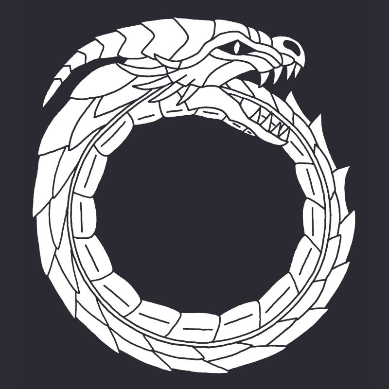 Dragon blanc dévoreur