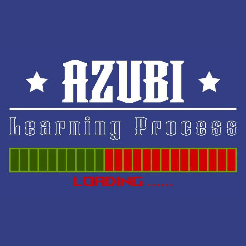 AZUBI learning process loading tshirt