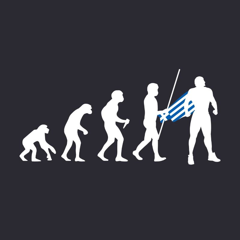 Évolution grecque Super-héros Drapeau grec