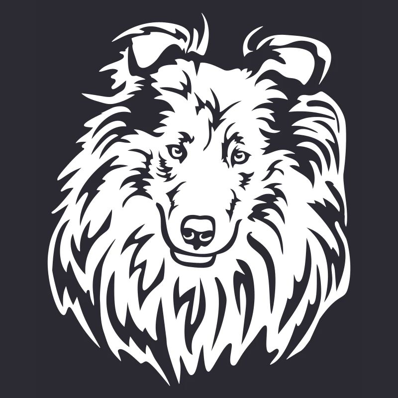 Collie Kopf "Black Edition"
