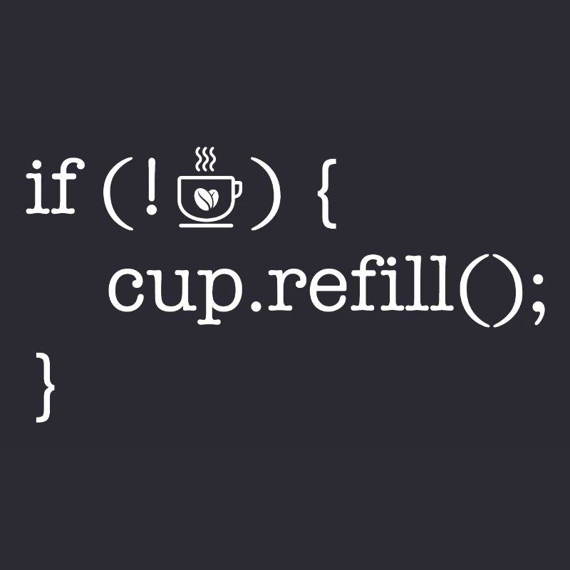 Chemise café pour programmeur amateur de code café