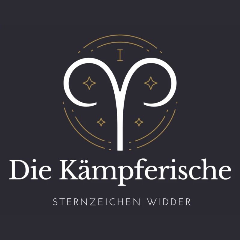 Widder Sternzeichen Logo Widder