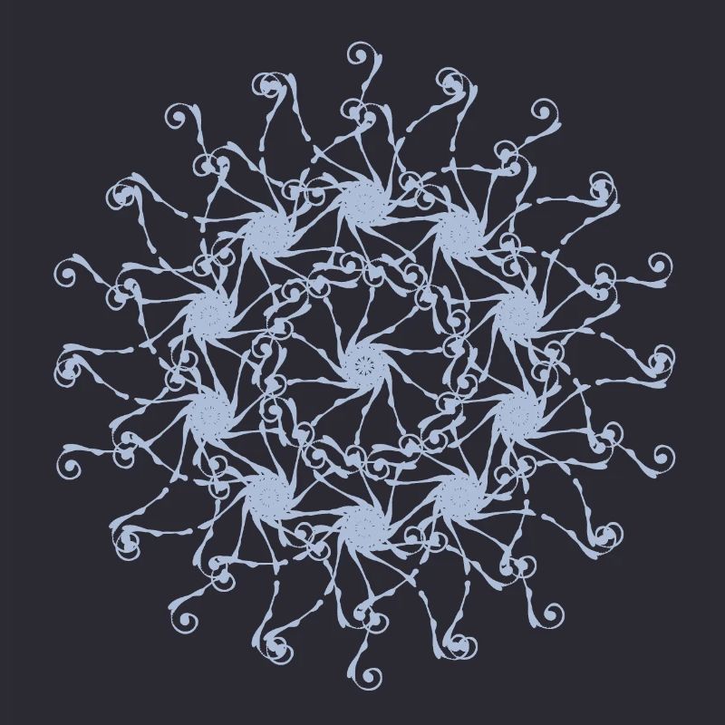 Mandala | Random patterns rotated