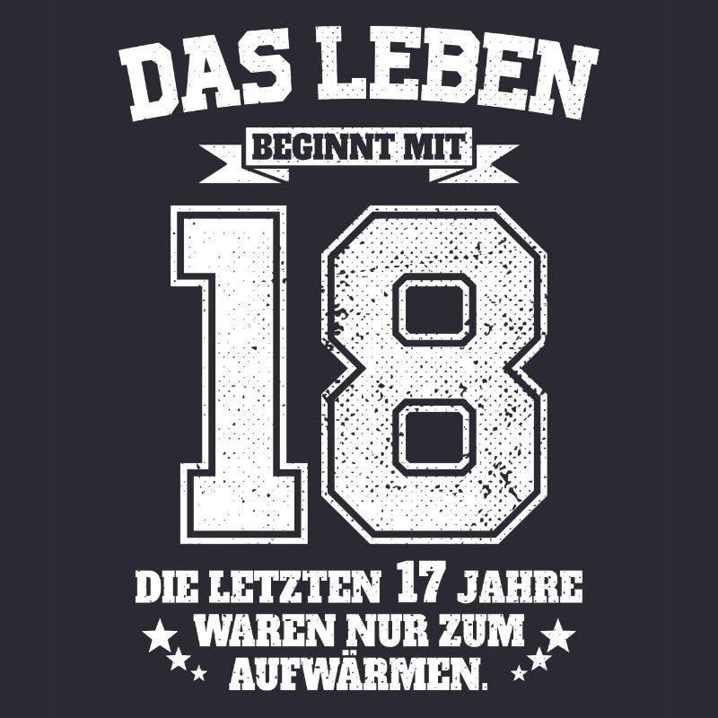 18. Geburtstag Geschenk Das Leben Beginnt Mit 18