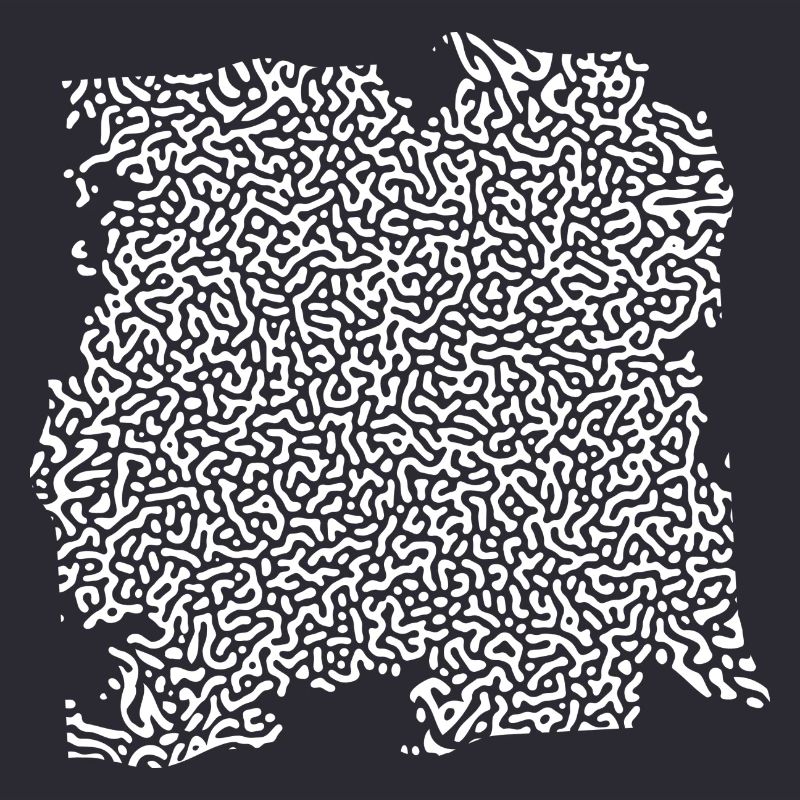turing pattern weiss - Würmchen