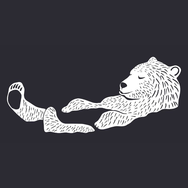 Eisbär, der Schwimmer