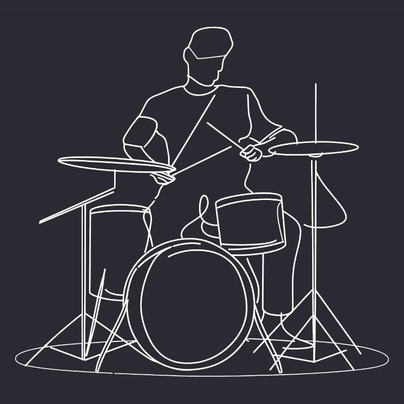 Drummer Drawing