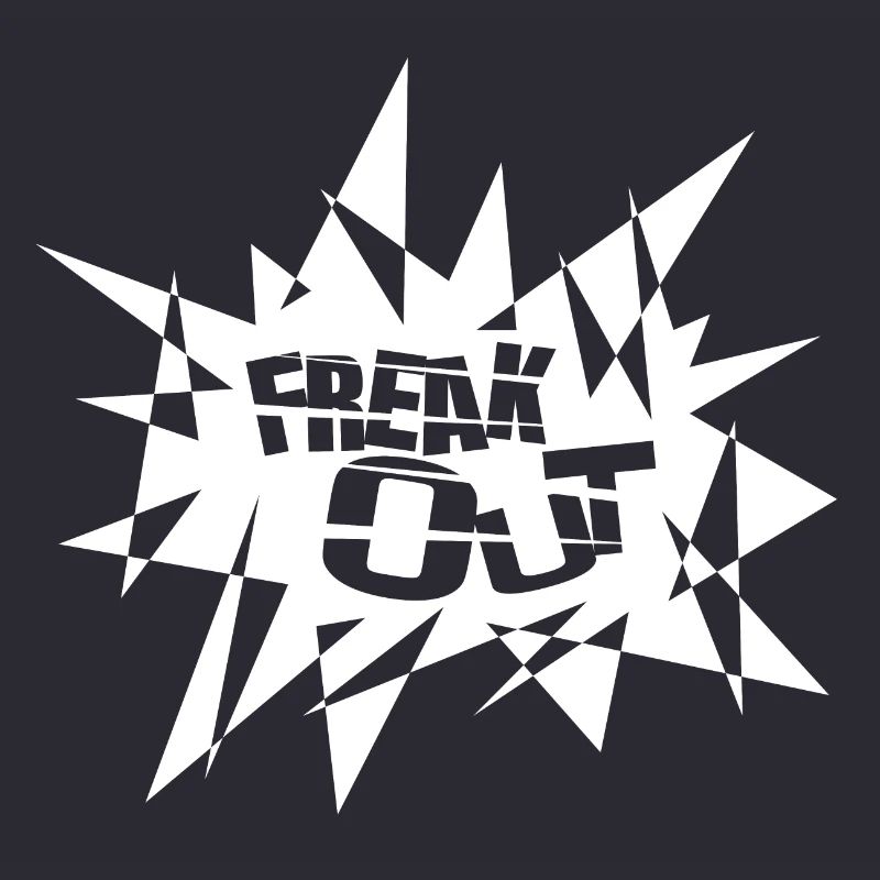 Angular Explosion Burst Text