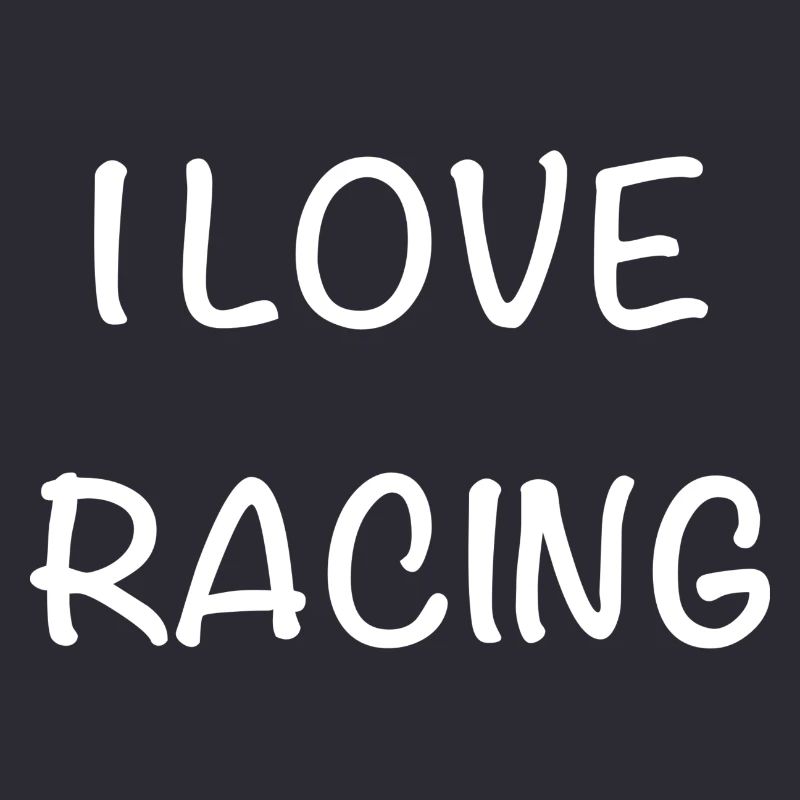 Ich liebe Racing – Handschrift Stil
