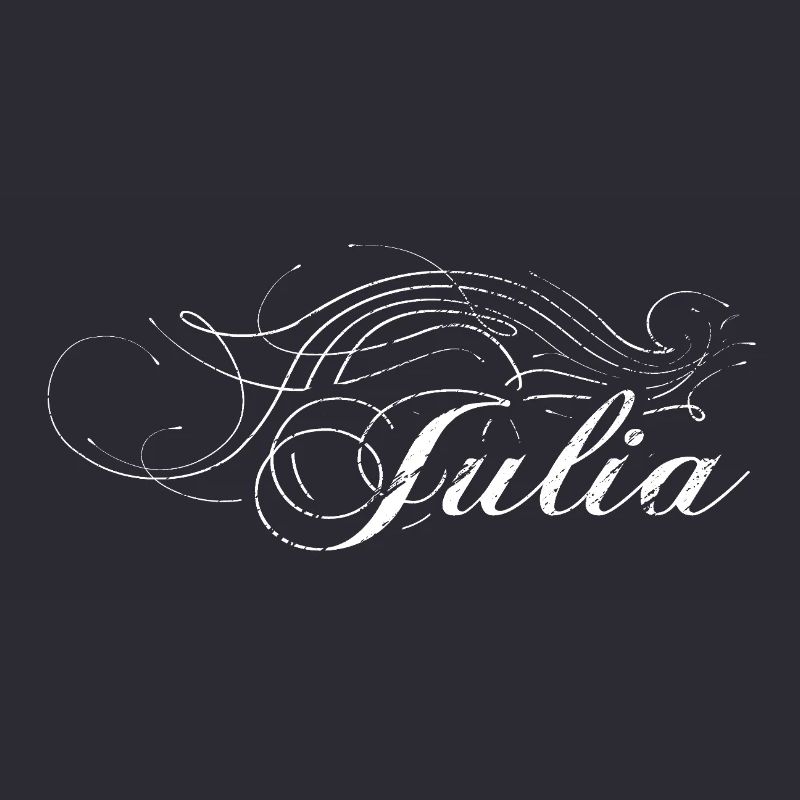 Julia décorée en blanc