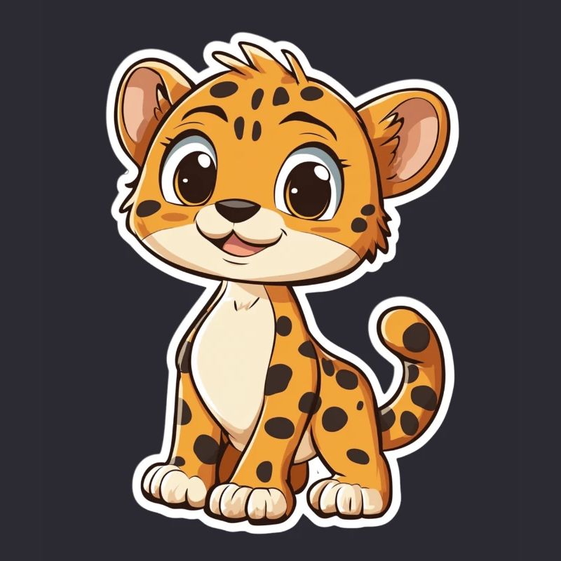 Guépard mignon