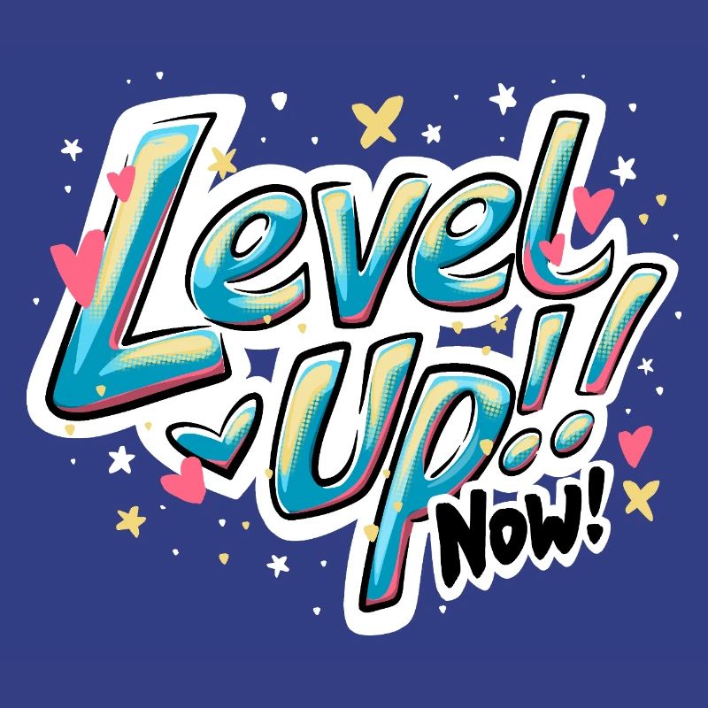 Vibrant Inspirant 'Level up now !' Conception du devis