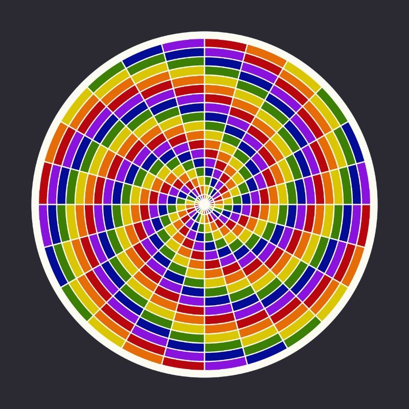 Conception d’art en spirale colorée
