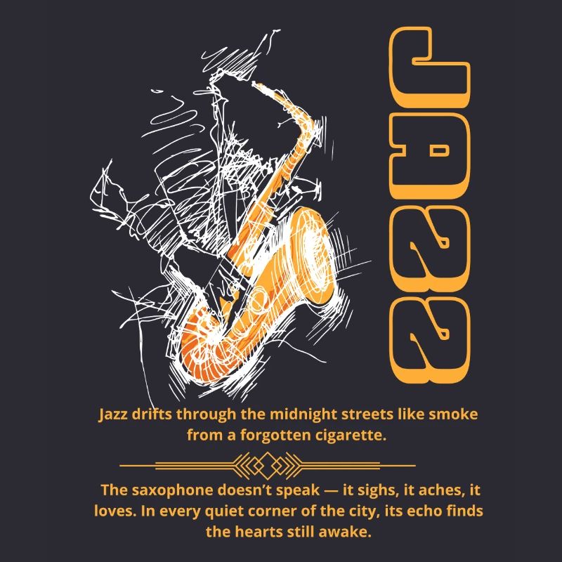 Jazz schwebt wie ein Drache durch die mitternächtlichen Straßen