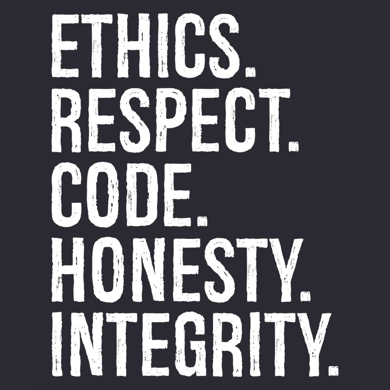 Éthique Respect Code Honnêteté Intégrité