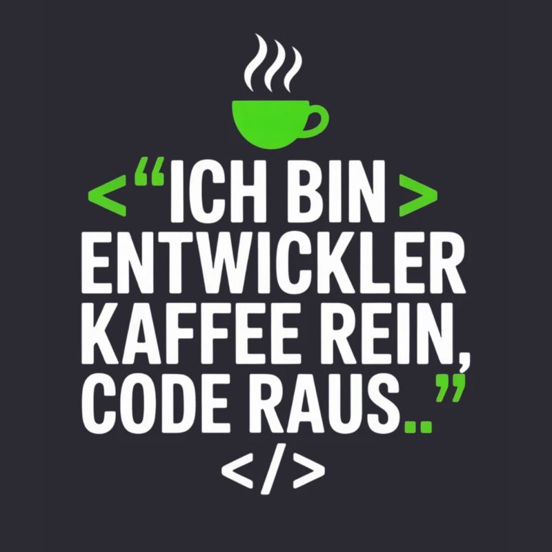 Entwickler Kaffee Programmier Spruch