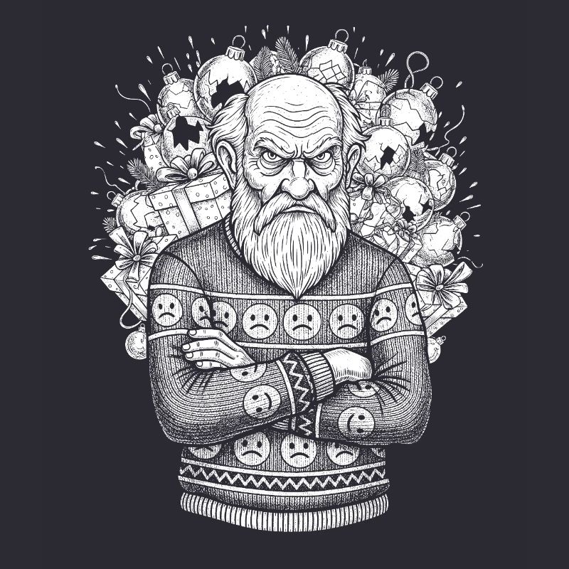 Pull de Noël moche