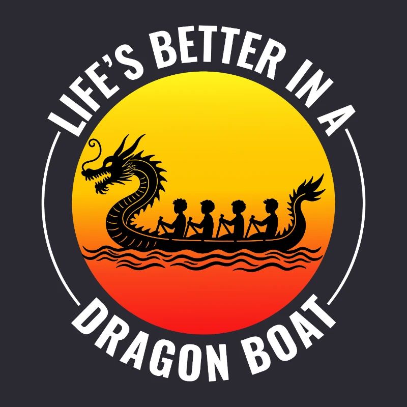 Drachenboot-Rennmannschaft